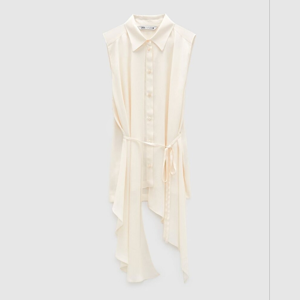 Zara asymetric blouse